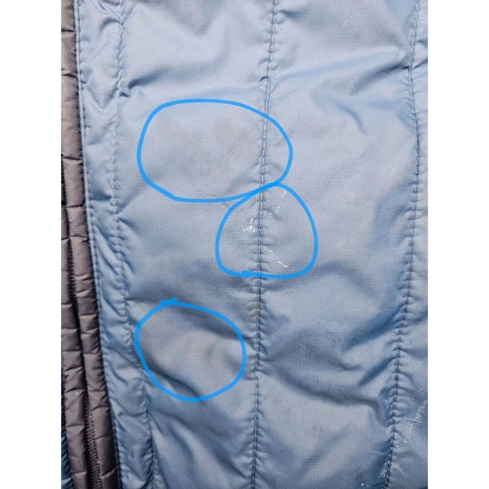 C.C. FILSON Blue Wing Captain Vest Ultralight Puffer Mens Size 3XL Blue Black